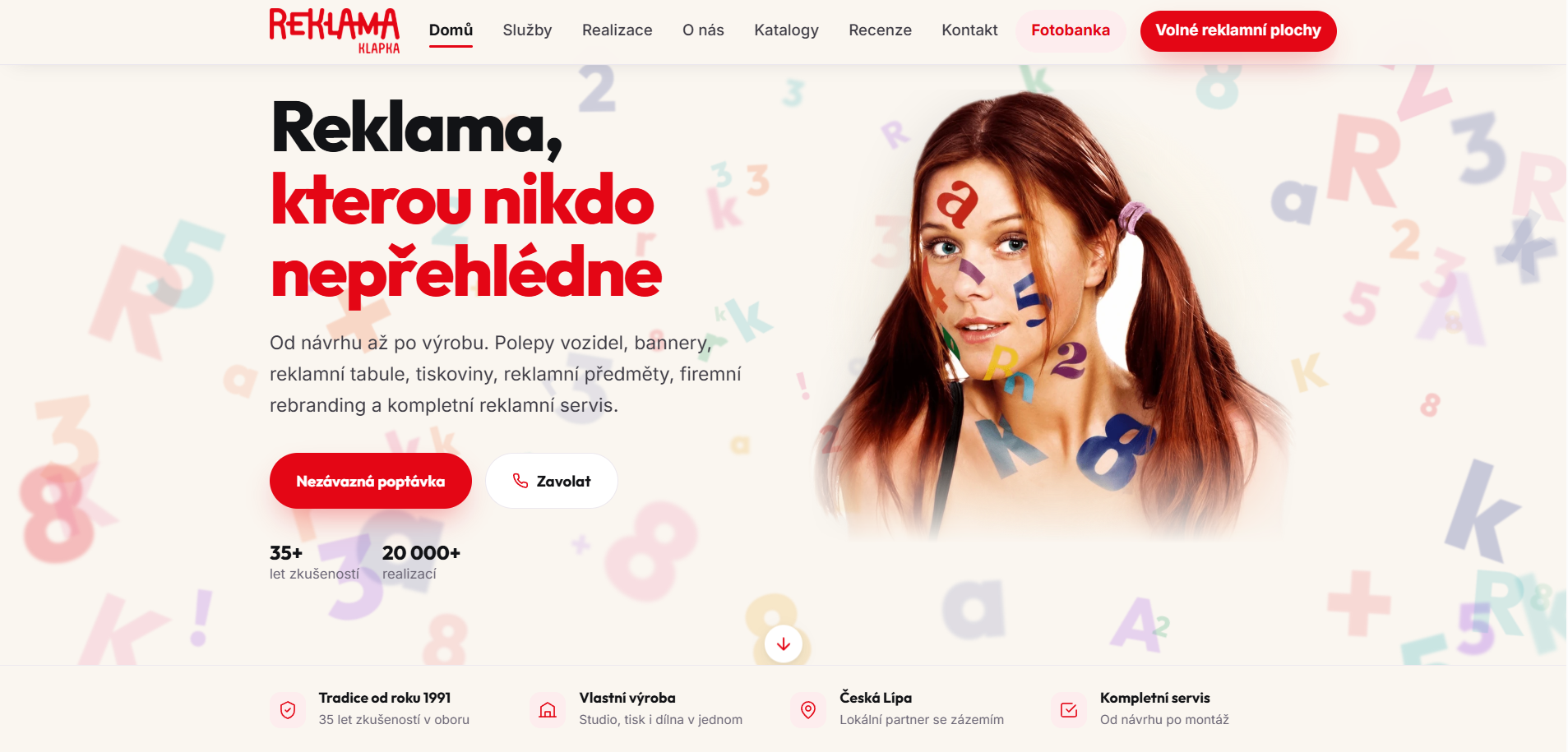 ReklamaKlapka - Redesign