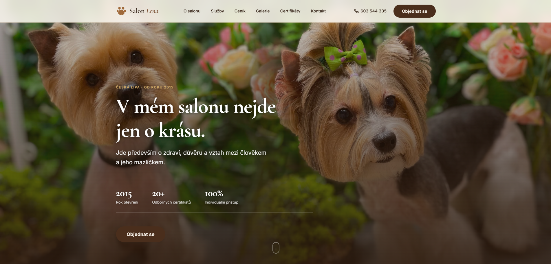 SalonLena - Redesign